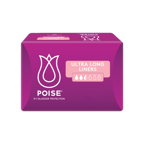 Poise Liners Ultra Long Female 75ml 238mm 91861 