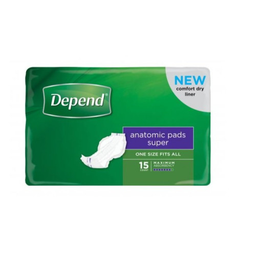 DEPEND Anatomic Pads - Super 