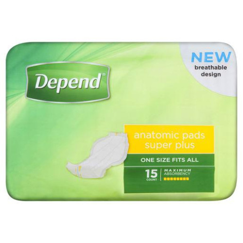 DEPEND Anatomic Pads - Super Plus