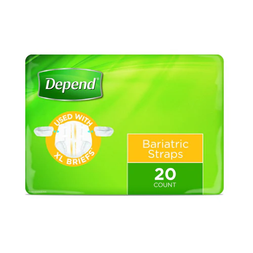 DEPEND Bariatric Straps Pair | Carton of 80
