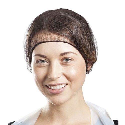 Allcare Nylon Hairnet Brown 21 Inch