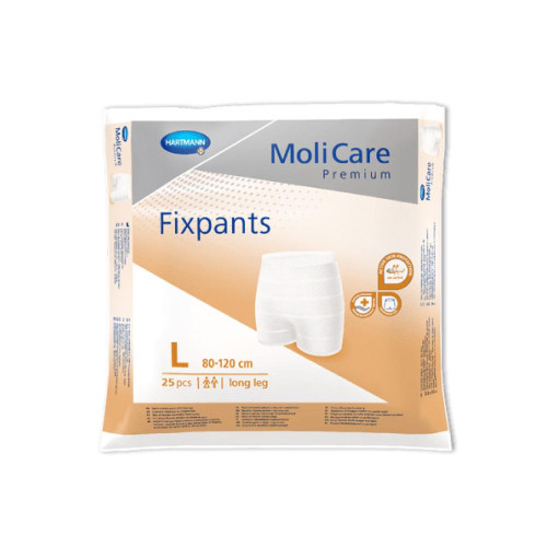 MoliCare Premium Fixpants Long Leg Large Waist 80 120cm Unisex Brown