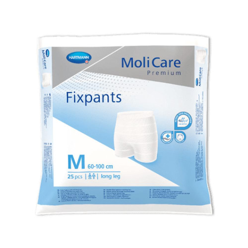 MoliCare Premium Fixpants Long Leg Medium Waist 60 100cm Unisex Blue