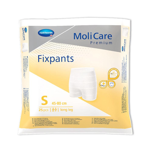 MoliCare Premium Fixpants Long Leg Small Waist 45 80cm Unisex Yellow