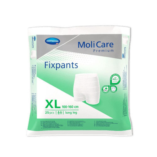 MoliCare Premium Fixpants Long Leg X Large Waist 100 160cm Unisex Green