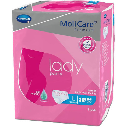 MoliCare Premium Lady Pants 7 Drops Large Waist 100 150cm Female 1373ml