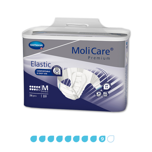 MoliCare Premium Elastic 9 D Medium Waist 85 120cm Unisex 3521ml