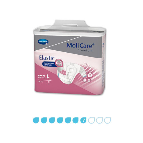 MoliCare Premium Elastic 7D X Large Waist 140 175cm Unisex 3180ml