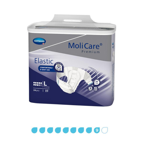 MoliCare Premium Elastic 9 D Slip Large Waist 115 145 Cm Unisex 3856ml