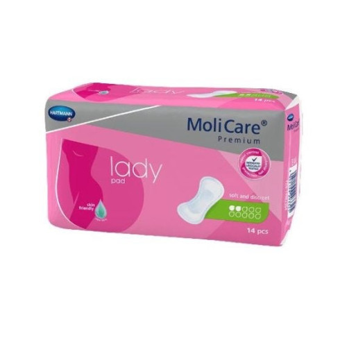Molicare Premium Lady Pads 2 Drops 265x112mm Female 331ml