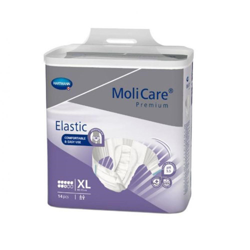 MoliCare Premium Elastic 8 D X Large Waist 140 175cm Unisex 3591ml