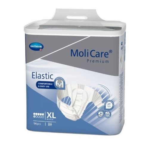 MoliCare Premium Elastic 6 D X Large Waist 140 175cm Unisex 2786ml
