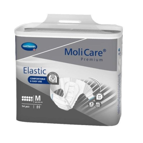 MoliCare Premium Elastic 10 D Medium Waist 85 120cm Unisex 3696ml 