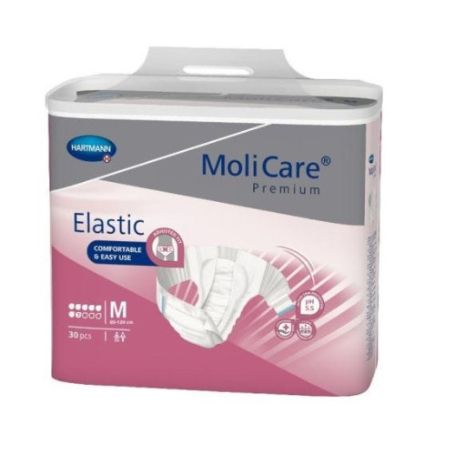 MoliCare Premium Elastic 7D Medium Waist M 85-120cm Unisex 2414ml