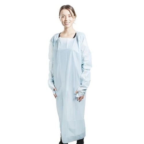 Allcare gown Spill Cpe Thumb Loop Blue
