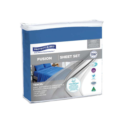 Fusion TENCEL Cobalt Set Queen 