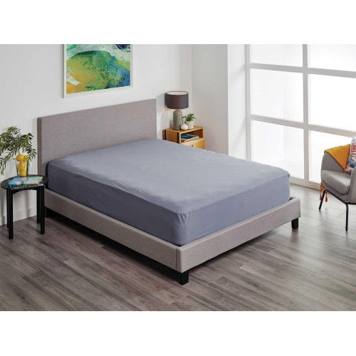 Fusion TENCEL Fitted Charcoal Extra Long Single 