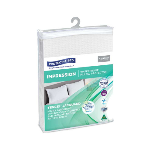 Impression Jacquard Waterproof Pillow Protectors Standard