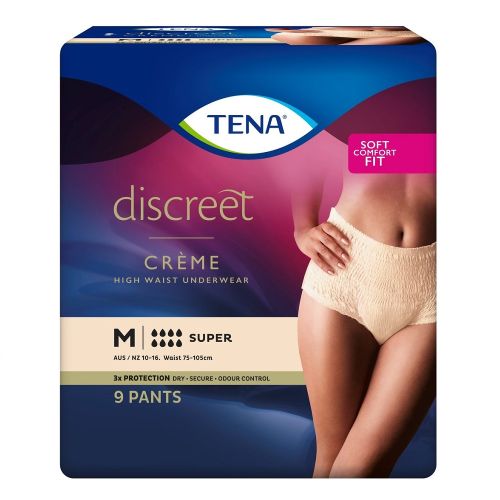 Tena Pants Discreet Creme Medium Waist 75-105cm
