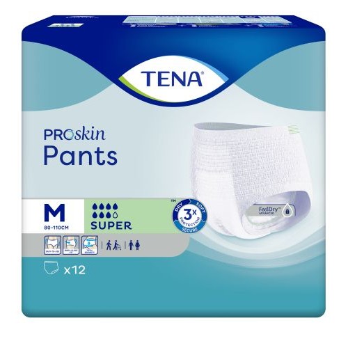 Tena Proskin Pants Super Medium 80-110cm 2010ml