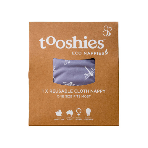 Tooshies ECO Reusable Cloth Nappy 1pk