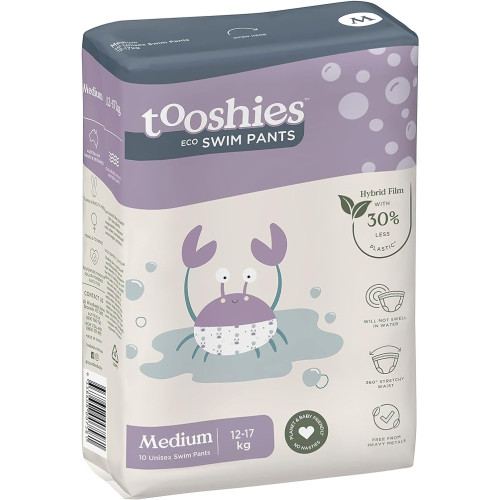 Tooshies ECO Swim Pants - Size Medium - 10pk 