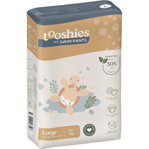 Tooshies ECO Swim Pants - Size Large - 10pk 