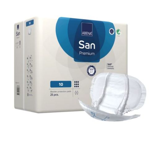 Abena San 10 Premium Blue 2800ml 25pads/pk 73x37cm