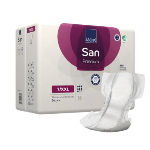 Abena San 7 Bariatric 2XL Purple 2000ml 26pads/pk 84x46cm